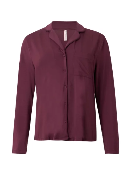 Hunkemöller Bluză de noapte Essential mov zmeură