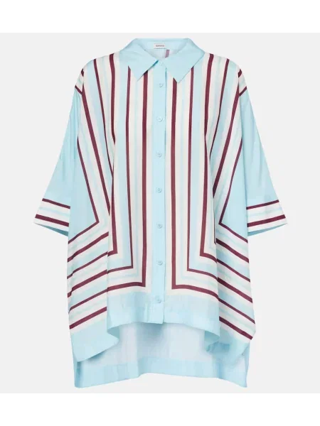 Cămașă Simkhai cu imagine albastru