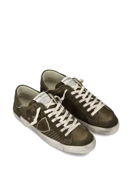 Sneakerși Philippe Model Paris din piele verde