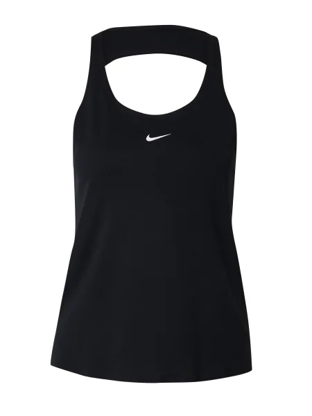 NIKE Sport top negru alb