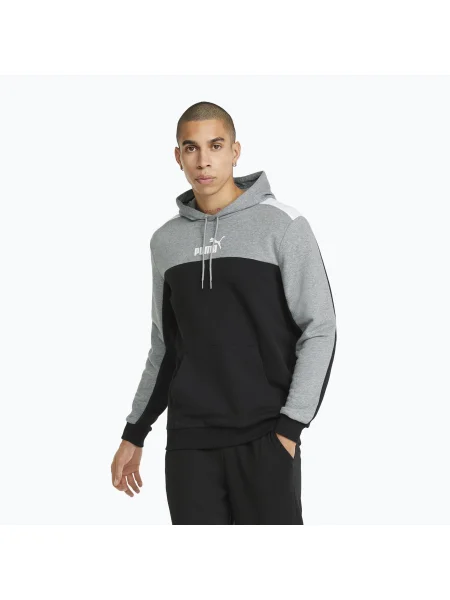 Суичър с качулка Puma черно