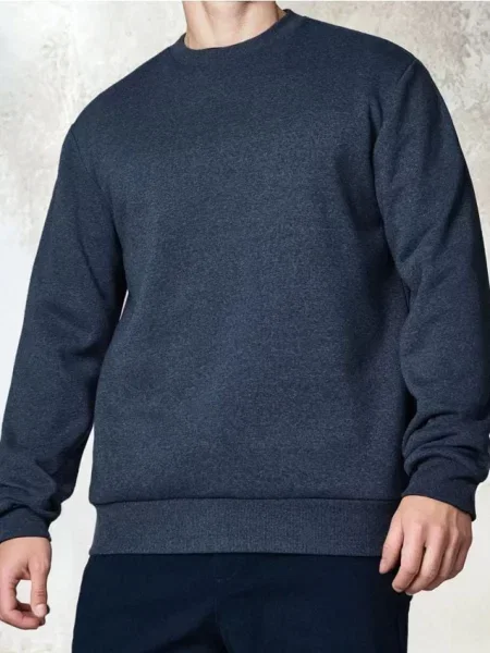 Sinsay Bluza z długim rękawem granatowy