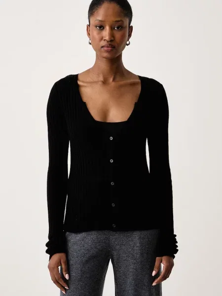Pinko cardigan pentru femei din lână negru