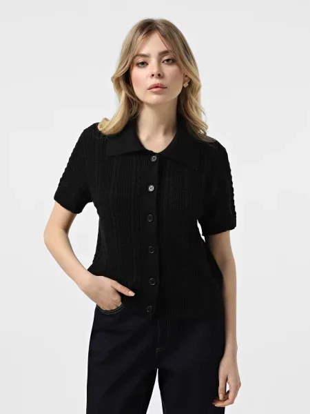 Кардиган Braska бавовна/акрил чорний