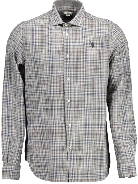 Polo U.s. Polo Assn. cu mâneci lungi gri