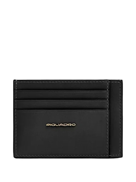 Portofel Piquadro cu autograf negru