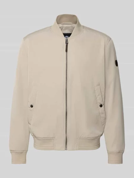 Kurtka ze stójką i zamkiem błyskawicznym model Arik' Joop! Collection beżowa