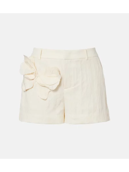 Pantaloni scurți Blumarine alb