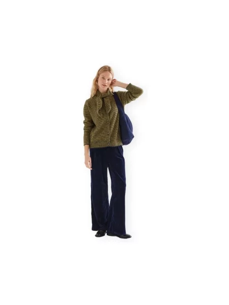 Cardigan Compania Fantastica albastru