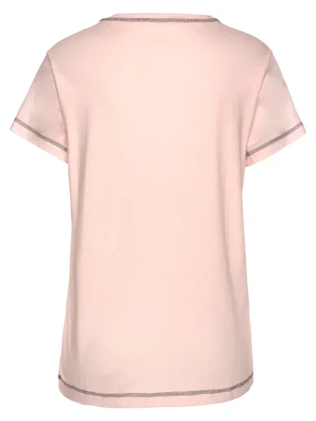 VIVANCE Bluză de noapte rosé / pueblo maro