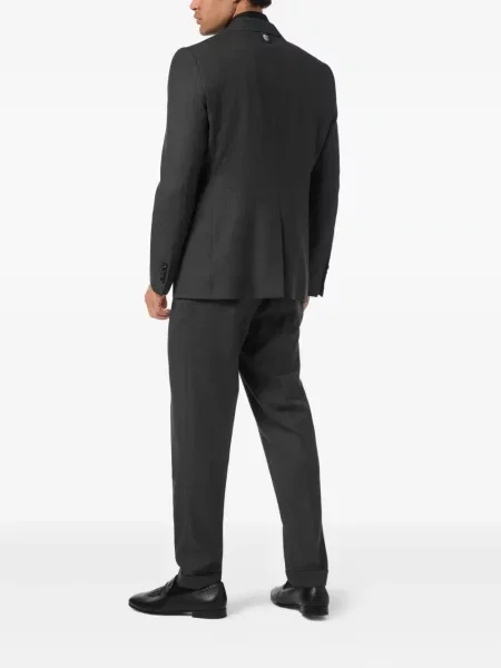 Sacou Billionaire cu broderie negru