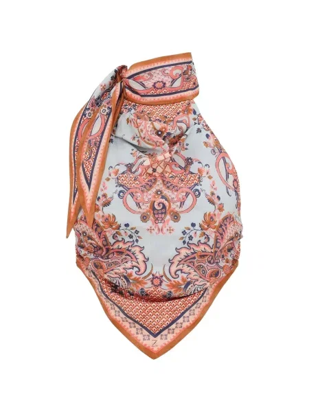 Top Zimmermann de mătase cu imagine cu model paisley albastru