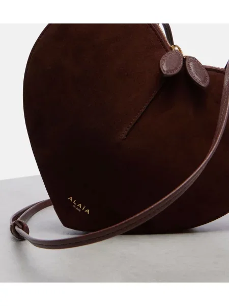 Geanta de piele Alaïa din piele de căprioară maro