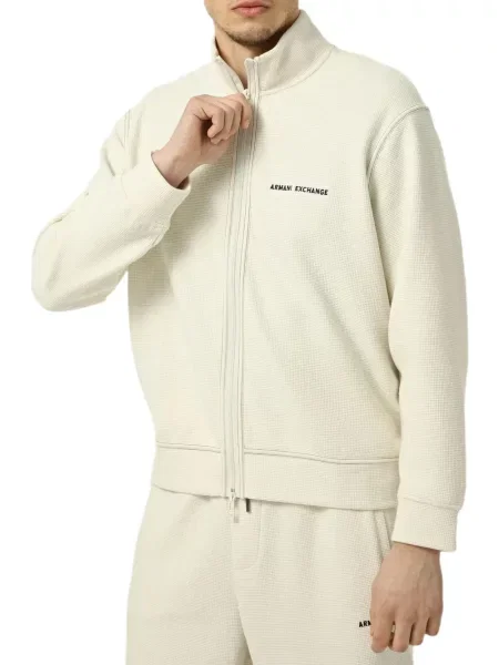Hanorac cu fermoar Armani Exchange tricotate