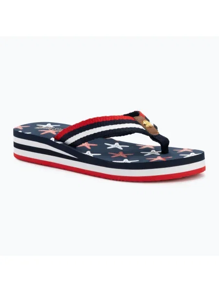 Žabky Big Star Shoes na kline červená