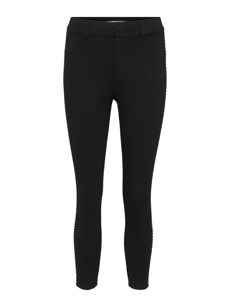 Only Petite Hlače ONLMARCELLA / srebrna črna