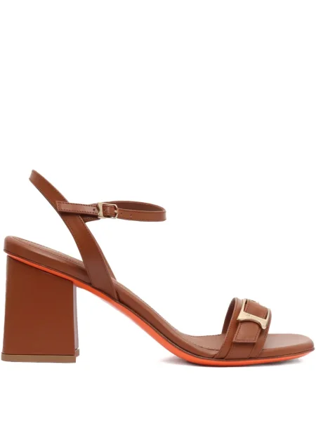 Sandale Santoni cu cataramă maro