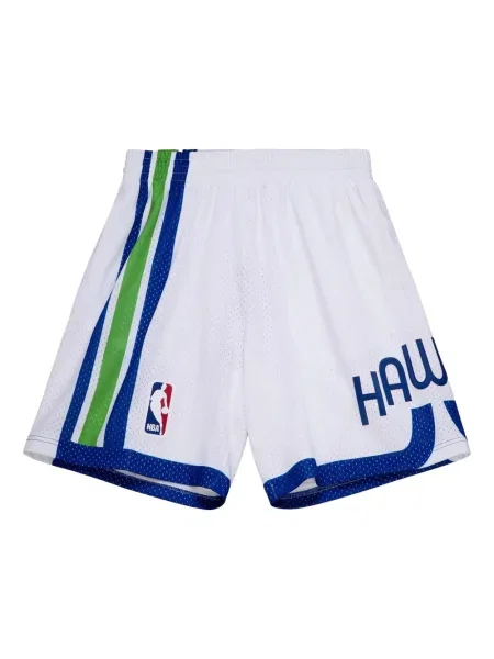 Pantaloni scurți Mitchell & Ness alb
