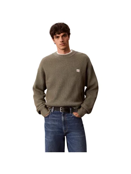 Pulover Calvin Klein Jeans verde