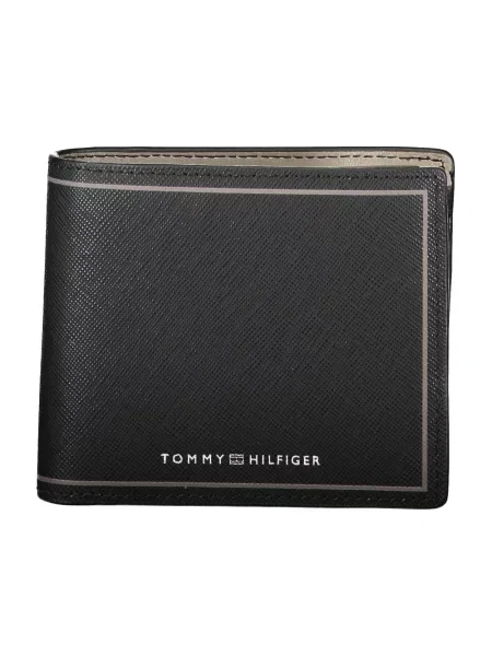 Portfel Tommy Hilfiger skórzany czarny