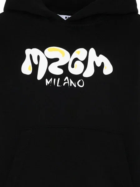 Dětska mikina s kapucí Msgm černá