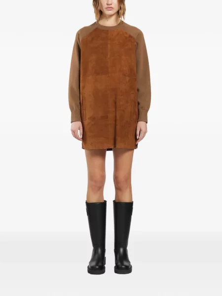 Scurt rochie Max Mara de lână maro