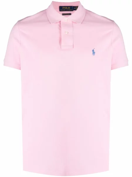 Polo Polo Ralph Lauren cu broderie roz