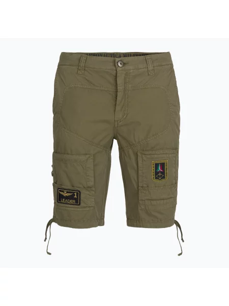 Мъжки шорти Aeronautica Militare green зелено