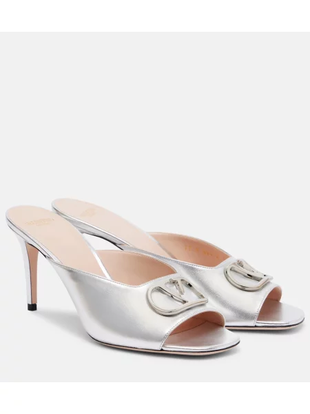 Papuci tip mules Valentino Garavani din piele