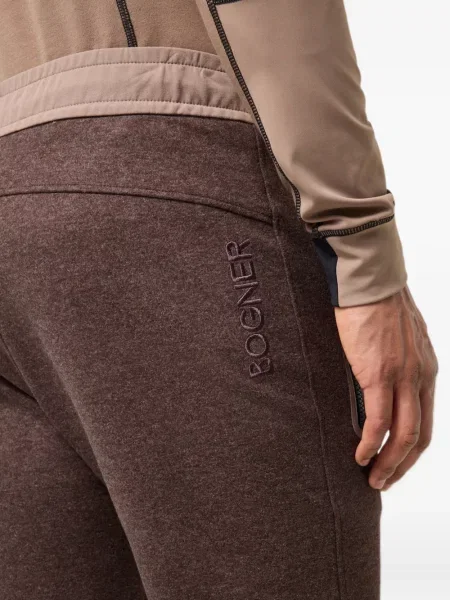 Pantaloni Bogner alergare cu cordon maro
