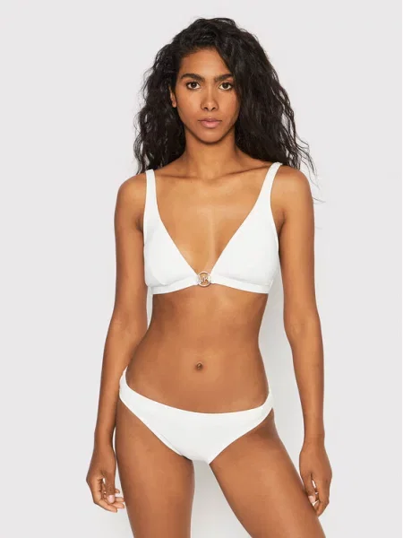 MICHAEL Michael Kors Dół od bikini Solids Classic biały