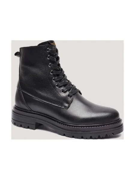 Aeronautica Militare De piele botine negru