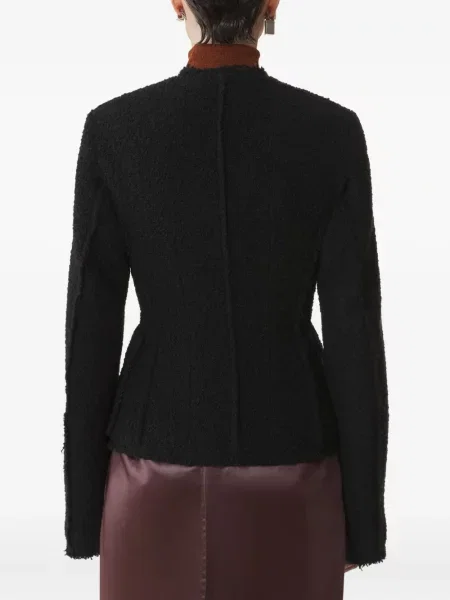 Geacă Lanvin cu franjuri negru