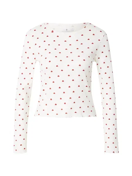 Hailys Tricou roșu alb