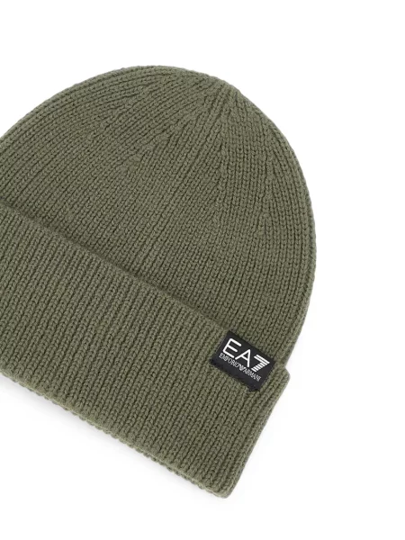Căciulă Ea7 Emporio Armani tricotate verde