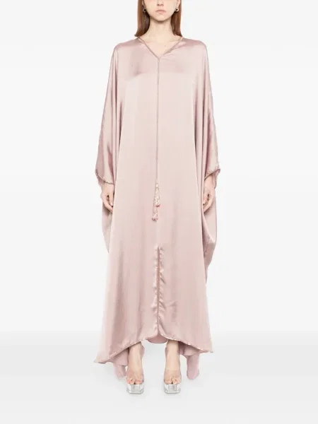 Rochie maxi Shatha Essa de costum roz