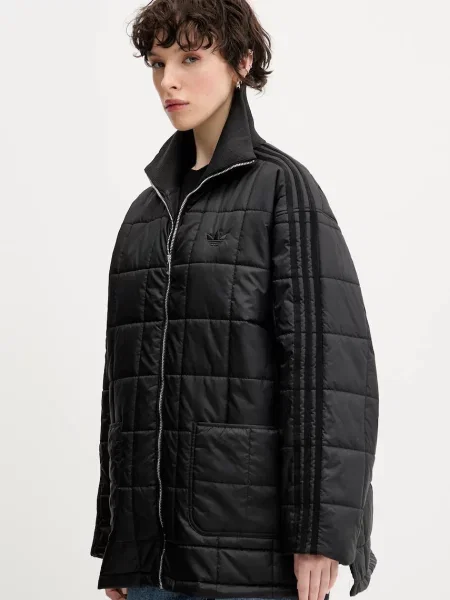 Adidas Originals kurtka Quilted Jkt przejściowa oversize czarny