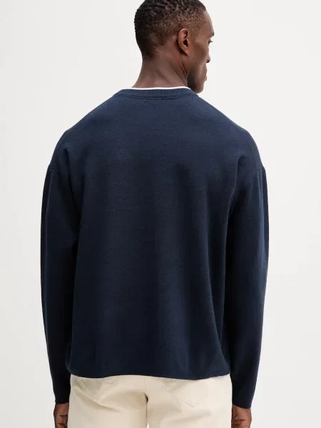 Svetr Calvin Klein Jeans pánský tmavomodrá