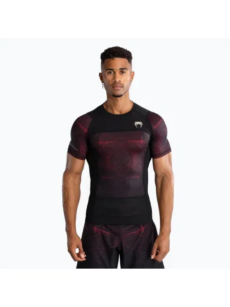 Venum G-Fit Air férfi rövid ujjú mellény mély fekete/tűzpiros. Méret: XL fekete