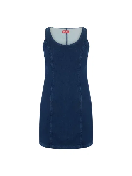 Sukienka jeansowa Diesel niebieska