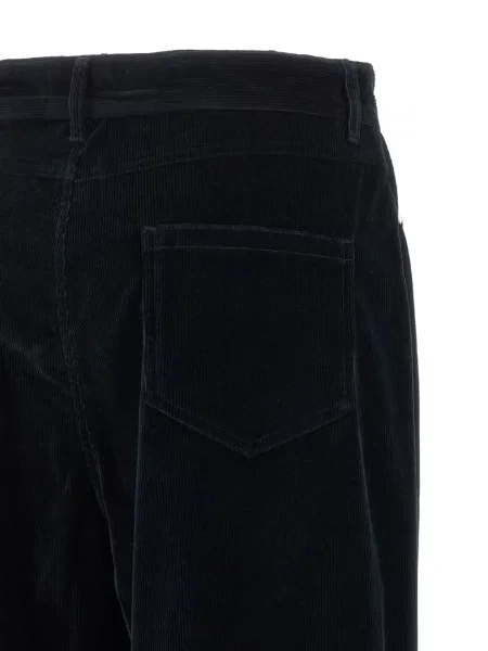 Pantaloni Max Mara de catifea cord albastru