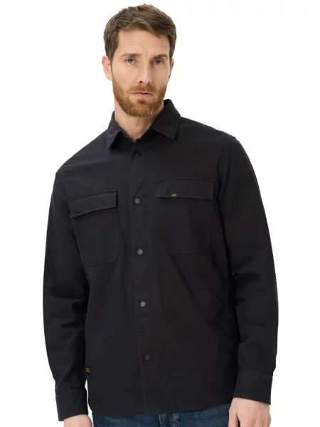 Сорочка повсякденна Camel Active Overshirts темно-синій синя