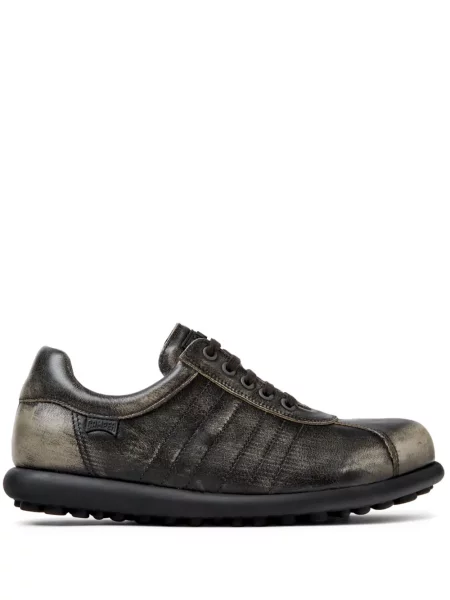 Sneakerși Camper din piele zdrențuiți gri