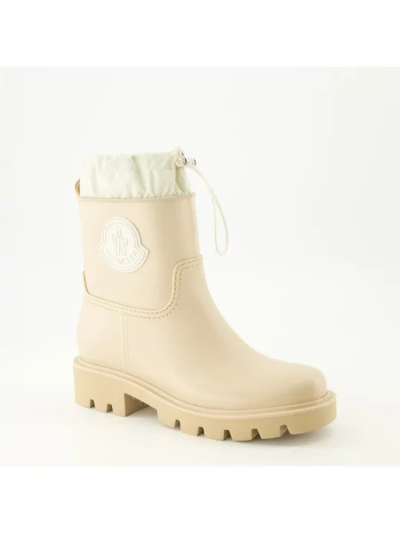 Botki Moncler beżowe
