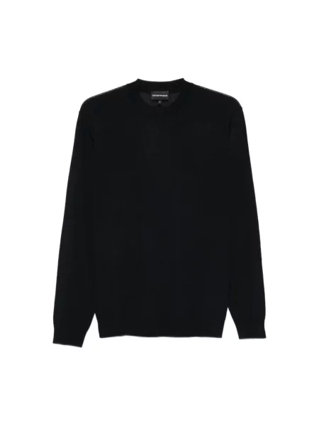 Sweter Emporio Armani wełniany czarny
