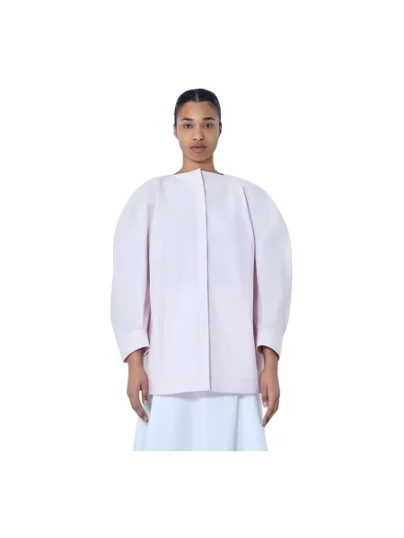 Koszula Jacquemus popelinowa różowa