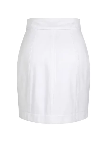 Fusta mini Elisabetta Franchi alb