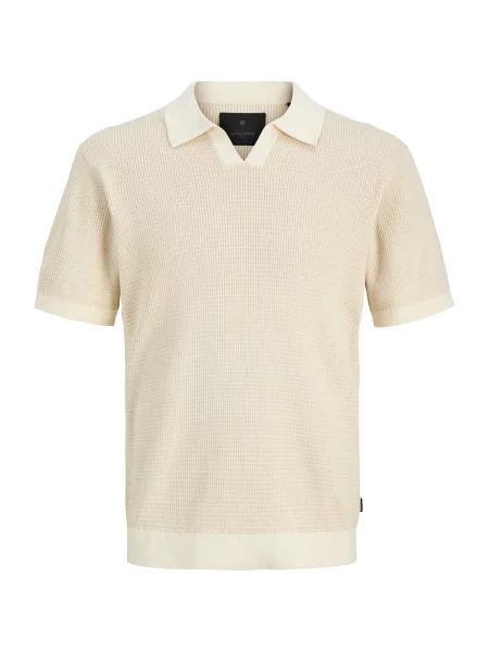 JACK & JONES Pulover JPRBLAHudson bej deschis alb