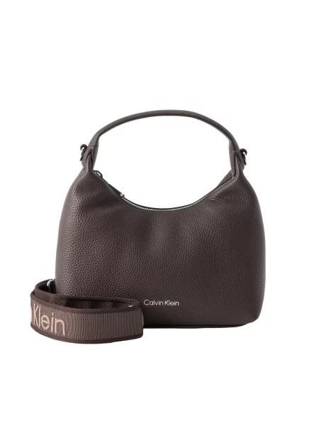 Geantă Calvin Klein închis maro