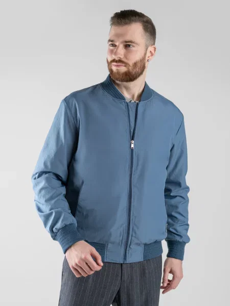 Бомбер Arber голубой